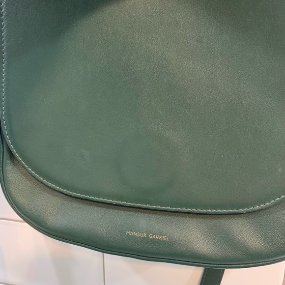Mansur Gavriel Small Shoulder/Crossbody Bag Green - Picture 15 of 16